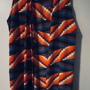 Lula Ror Sheer Top with Vibrant Colors TAGS ON